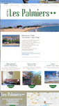 Mobile Screenshot of hotellespalmiers.fr